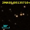 2MASS J05135710+1612159