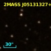 2MASS J05131327+1616526