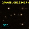 2MASS J05123417+1623093