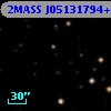 2MASS J05131794+1623058