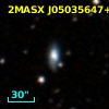 2MASX J05035647+1100277