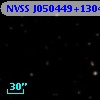 NVSS J050449+130407