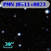 PMN J0511+0023