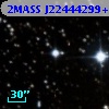 2MASS J22444299+5416065