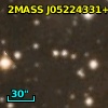 2MASS J05224331+3328459
