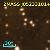 2MASS J05233101+3342239