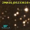 2MASS J05233616+3321215