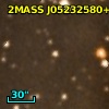 2MASS J05232580+3318408