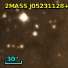 2MASS J05231128+3318266
