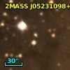 2MASS J05231098+3318402