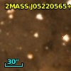 2MASS J05220565+3319543