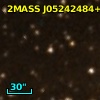 2MASS J05242484+3324240