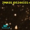 2MASS J05244331+3306269