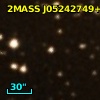 2MASS J05242749+3304297