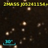 2MASS J05241154+3304267