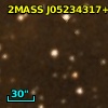 2MASS J05234317+3309542