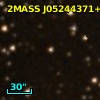 2MASS J05244371+3316568