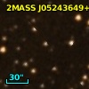 2MASS J05243649+3310484