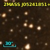 2MASS J05241851+3313115
