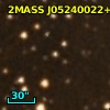 2MASS J05240022+3313240