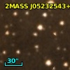 2MASS J05232543+3324188