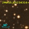 2MASS J05234316+3324404