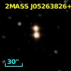 2MASS J05263826+2231434
