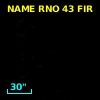 NAME RNO 43 FIR