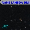 NAME LAMBDA ORI NEBULA