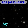 RGB J0533+075B