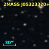 2MASS J05323320+0009348