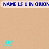 NAME LS 1 IN ORION BRIDGE