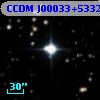 CCDM J00033+5332AB