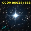 CCDM J00116+5558AB