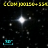CCDM J00150+5542AB
