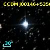CCDM J00146+5350AB