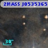 2MASS J05353657-0504393