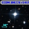 CCDM J00226+5417AB