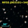 NVSS J003101+540150