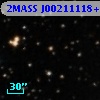 2MASS J00211118+5541378