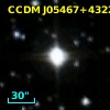 CCDM J05467+4322B