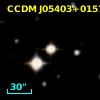CCDM J05403+0157B
