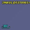 2MASS J05374965-0249028