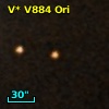 V* V884 Ori