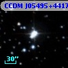CCDM J05495+4417AB