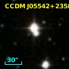 CCDM J05542+2358B