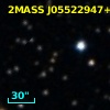 2MASS J05522947+1553056