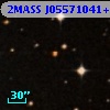 2MASS J05571041+0001389