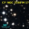 Cl* NGC 2168      M      17