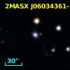 2MASX J06034361-3949250